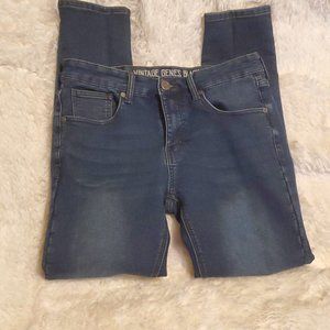 Men's Dark Denim Vintage Genes Black Jeans. Size 32x30.